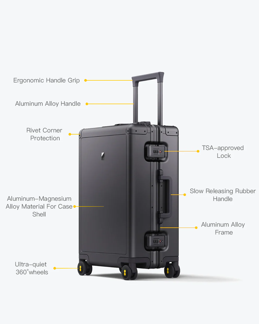 Jungle Backpack And Aluminum Luggage (20'') Set - Image 4