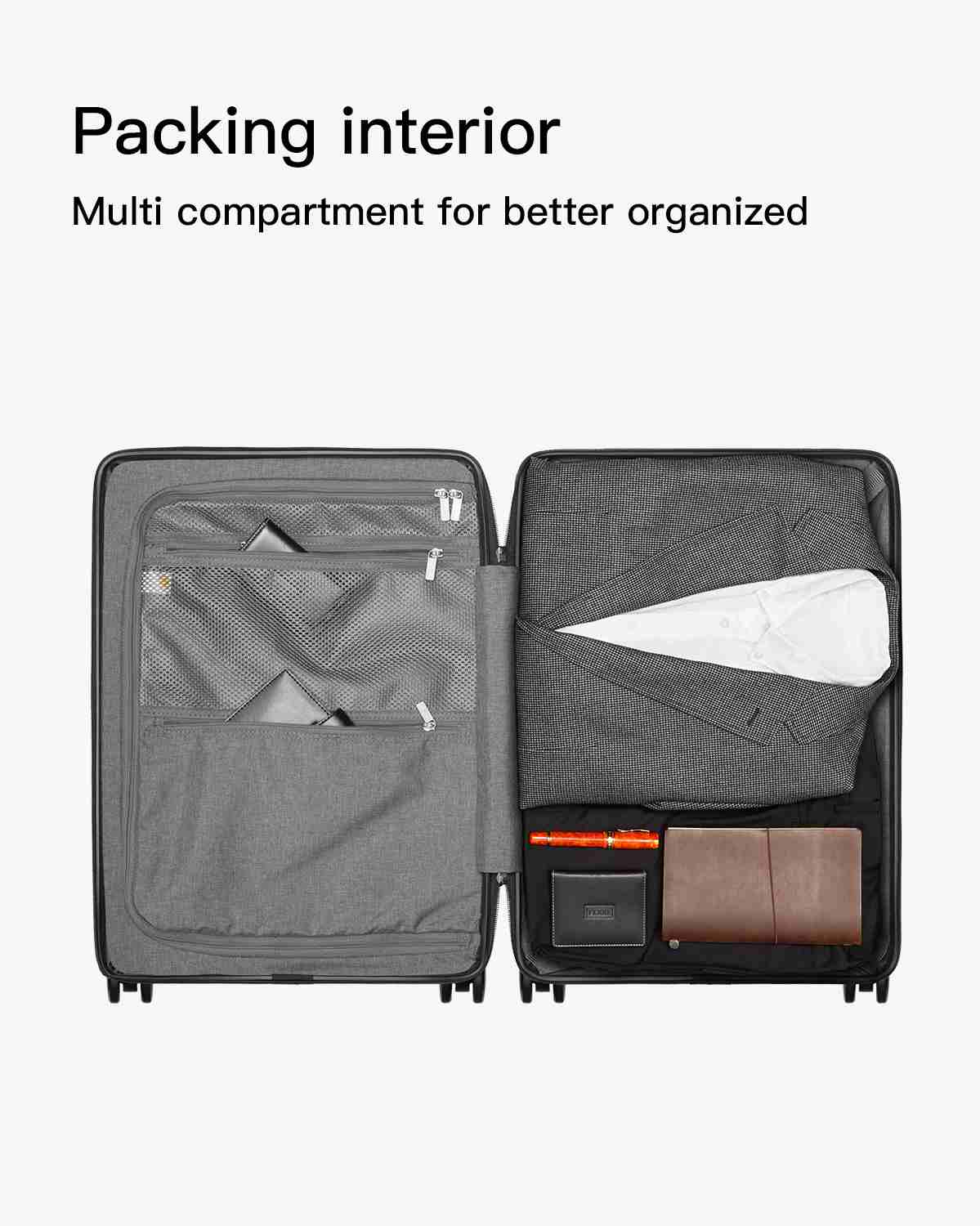 Carry-on with Laptop Pocket Luggage Set - Image 9
