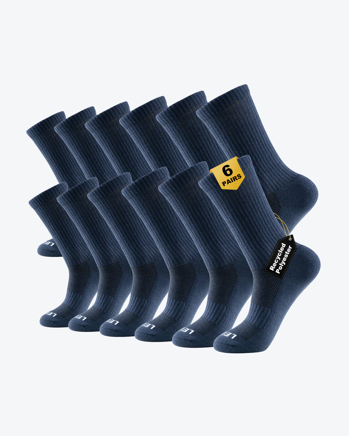 Men's Crew Socks 6-Pack - Image 13